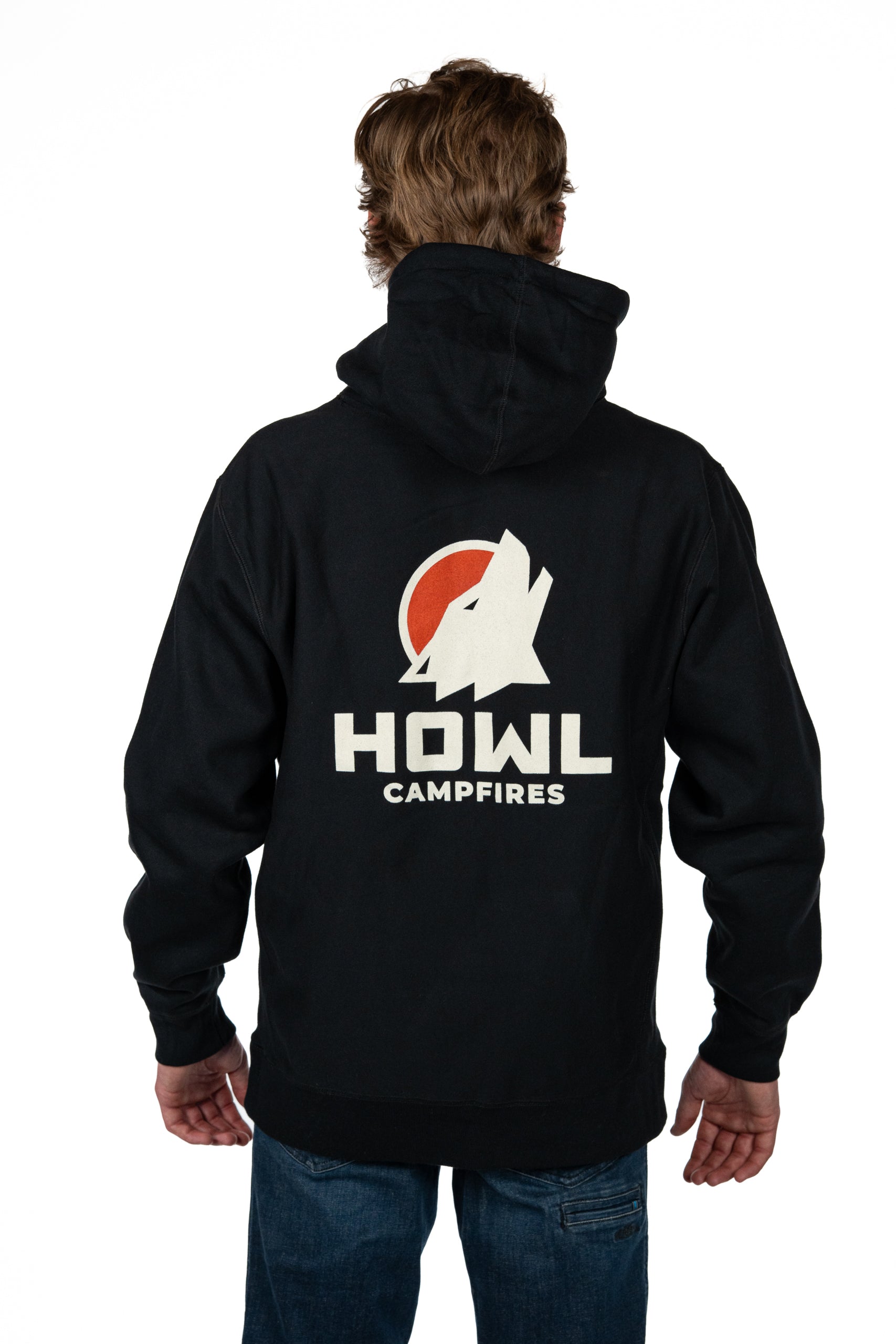 Heavyweight Black Howl Hoodie