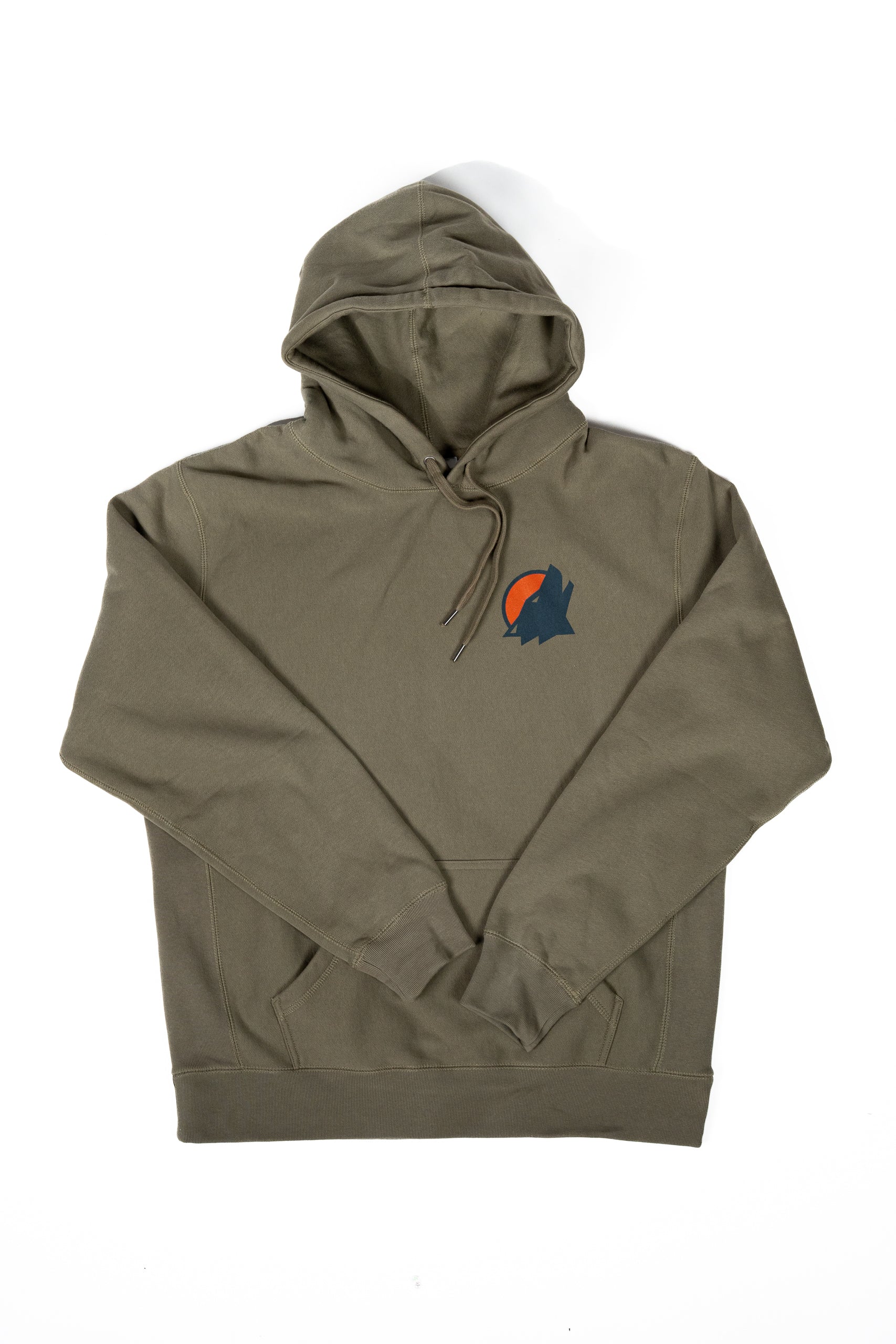 Heavyweight Olive Howl Hoodie