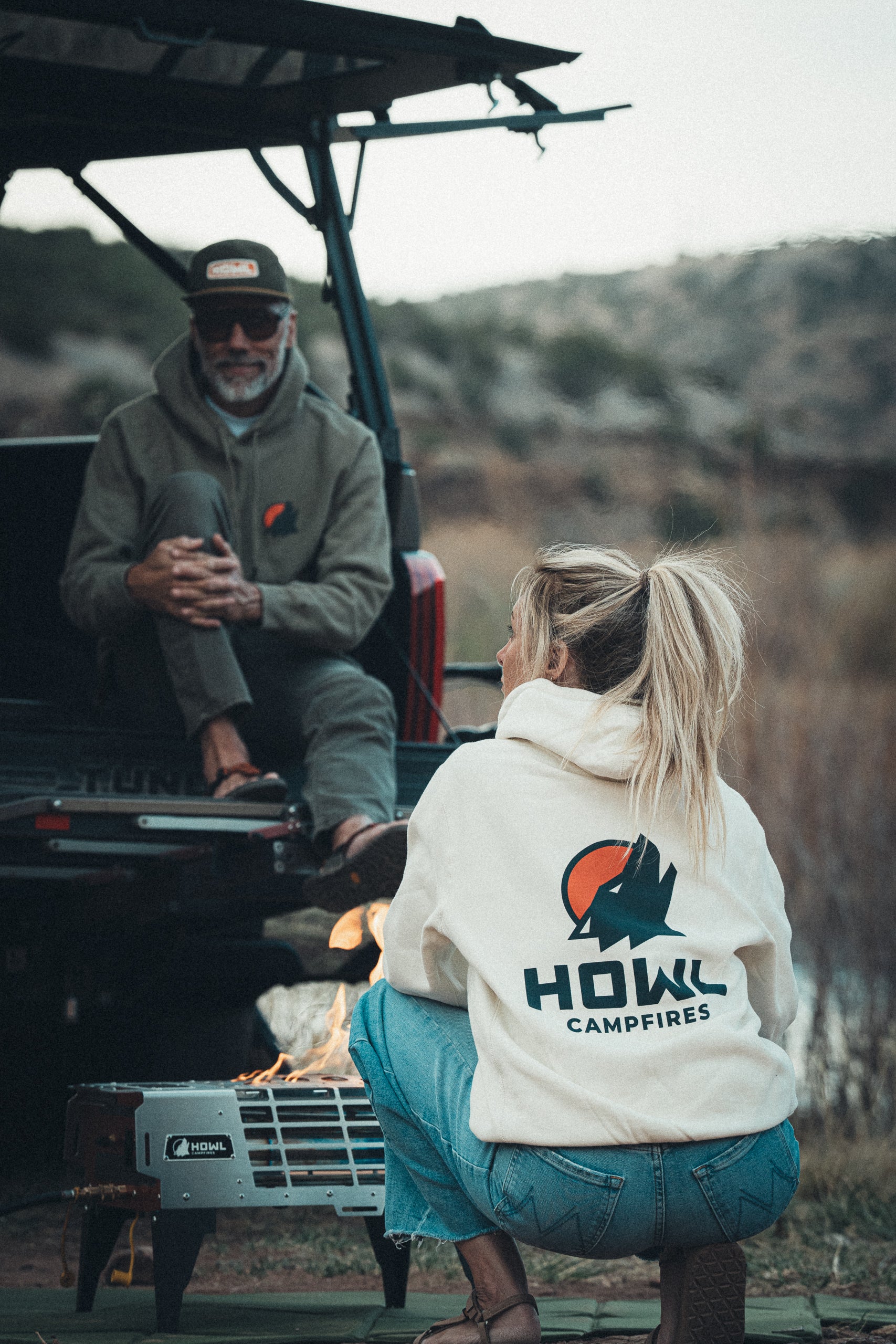 Heavyweight Bone Howl Hoodie