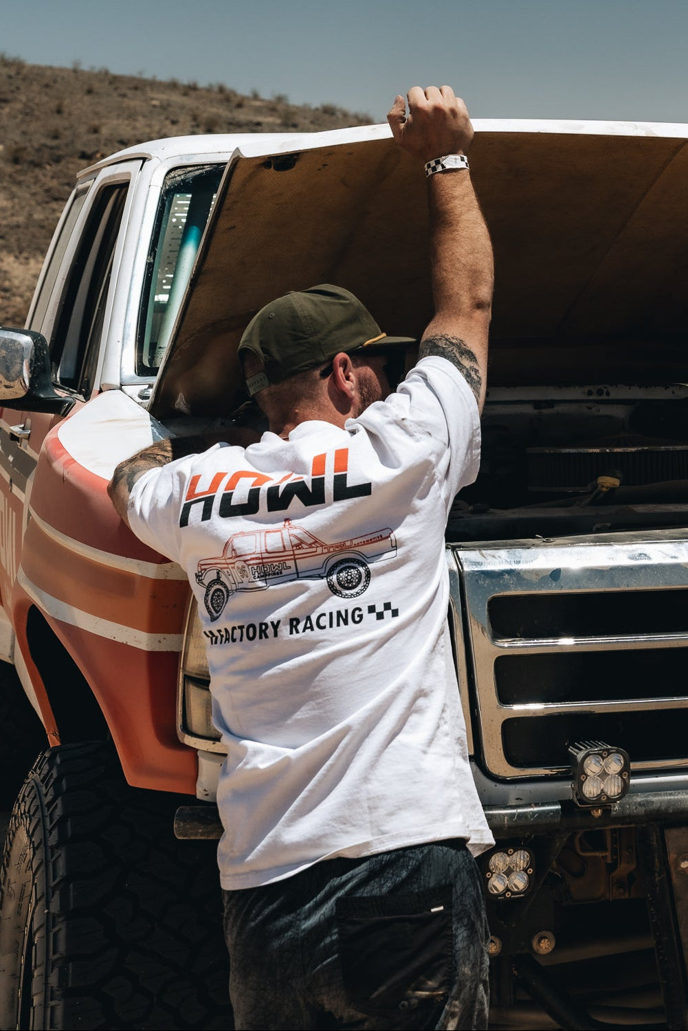 Howl Factory Racing Heavyweight Tee