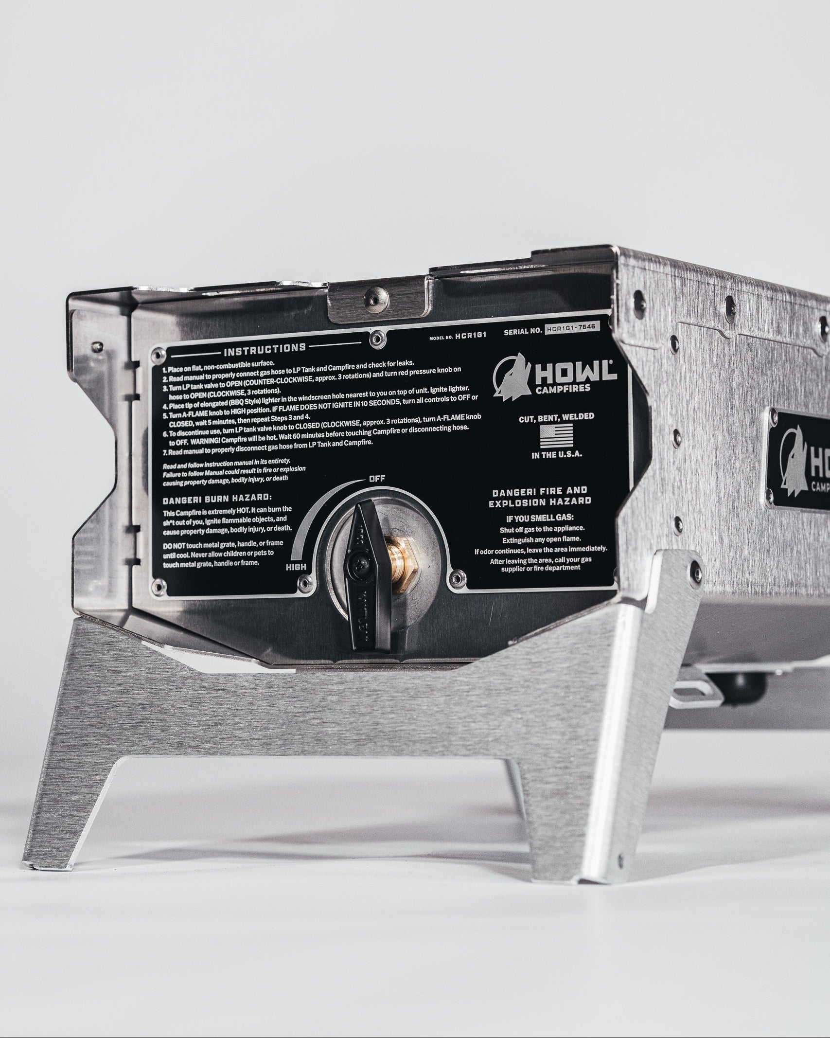 The Howl R1 | Portable Propane Fire Pit