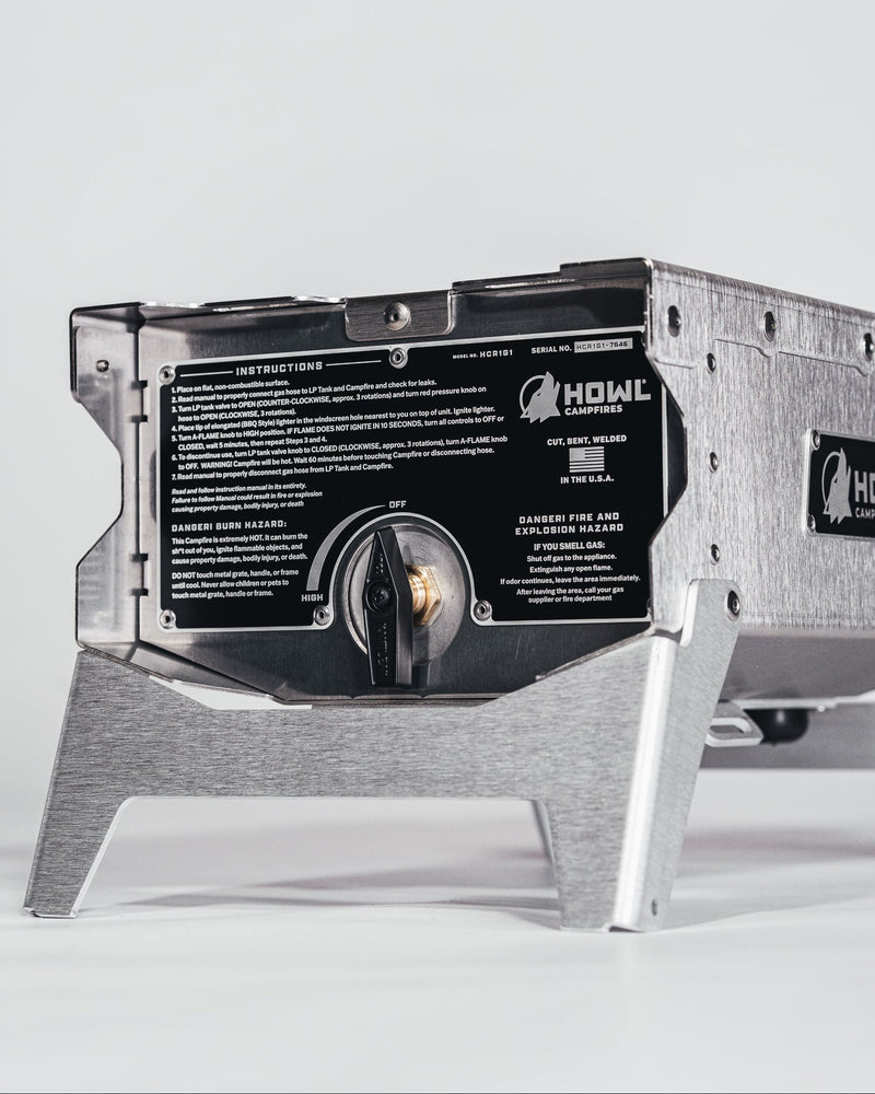 The Howl R1 | Portable Propane Fire Pit