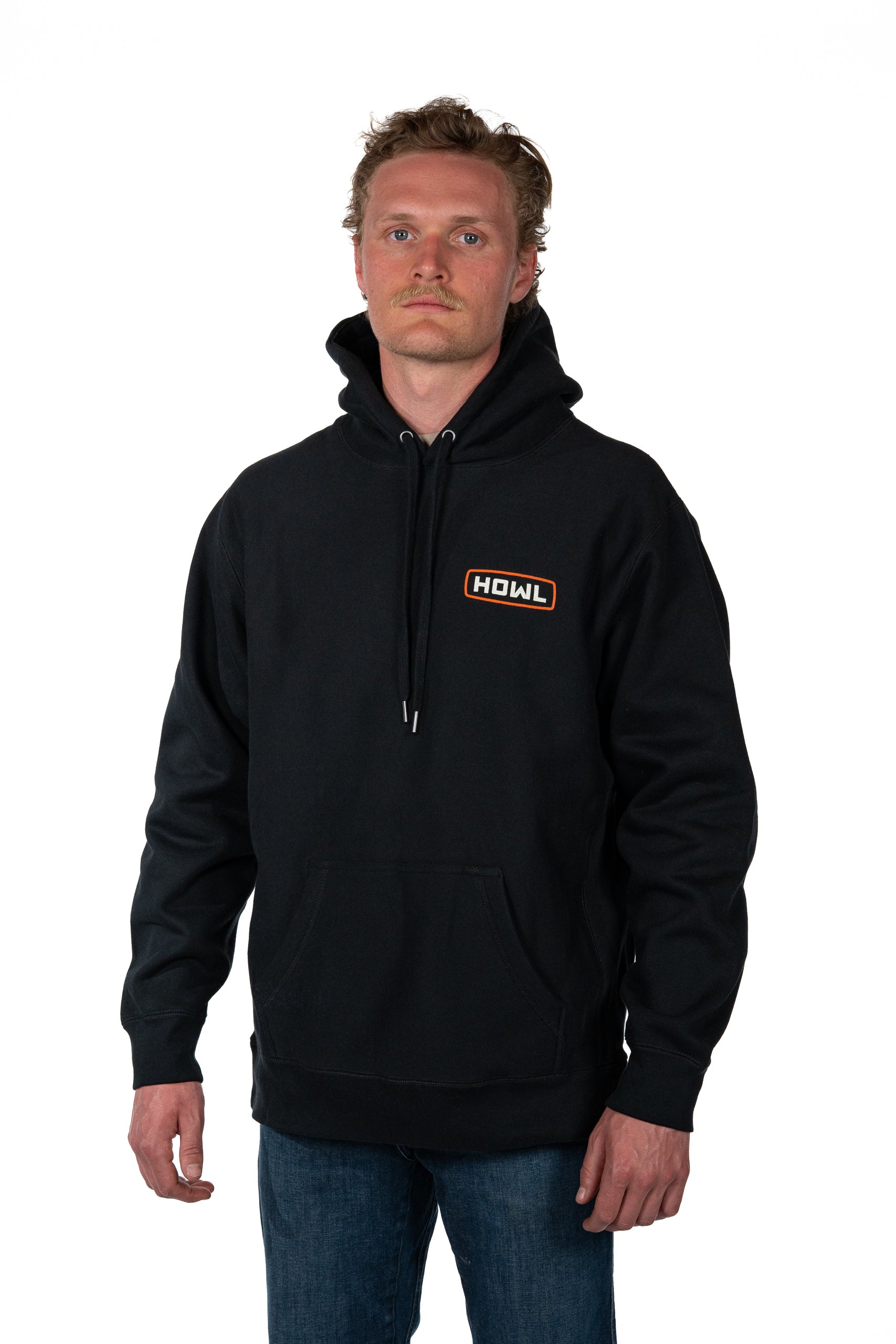 Heavyweight Black Howl Hoodie