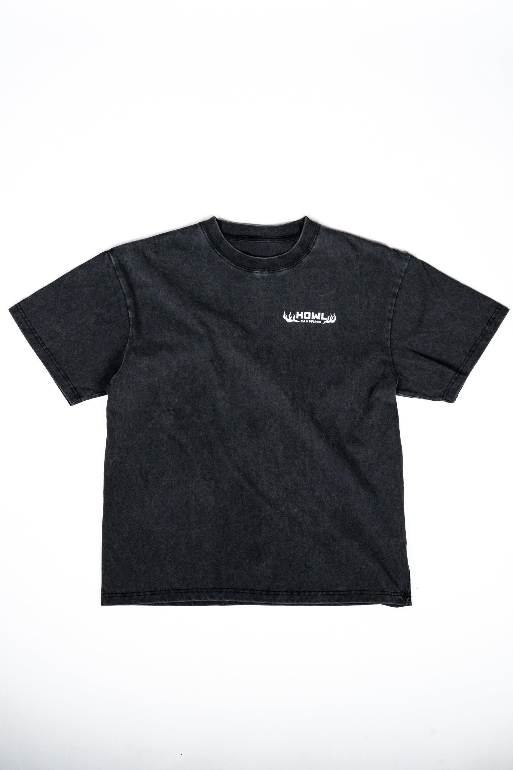 Skeleton Cowboys Heavyweight Tee — Vintage Black