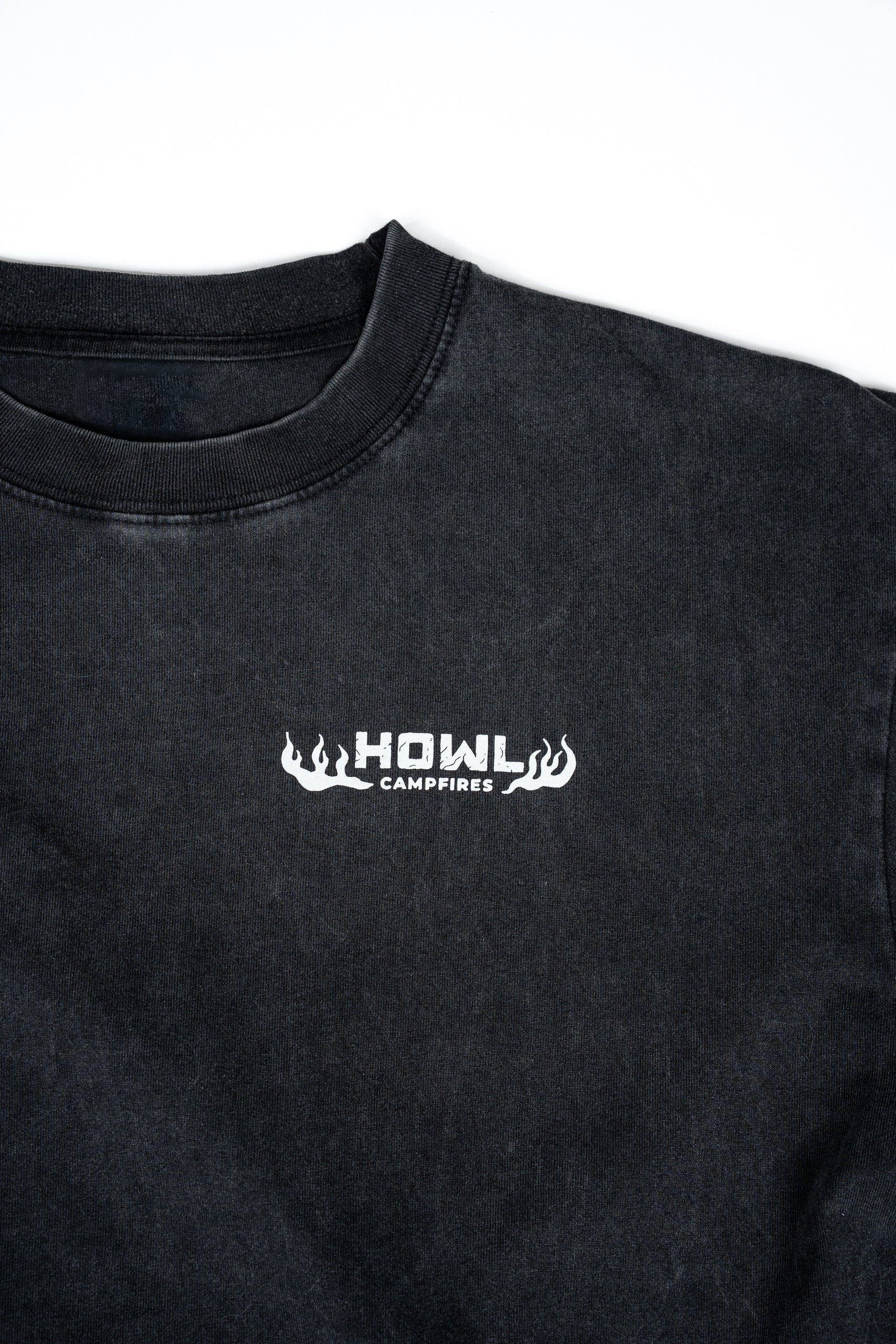Skeleton Cowboys Heavyweight Tee — Vintage Black