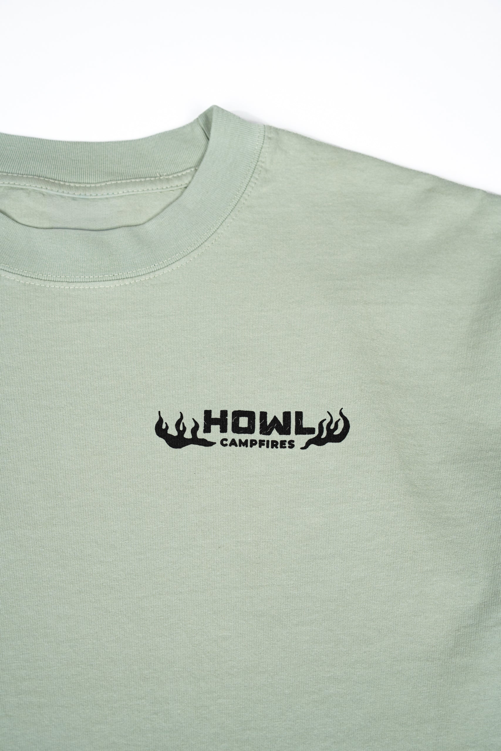 Skeleton Cowboys Heavyweight Tee - Sage