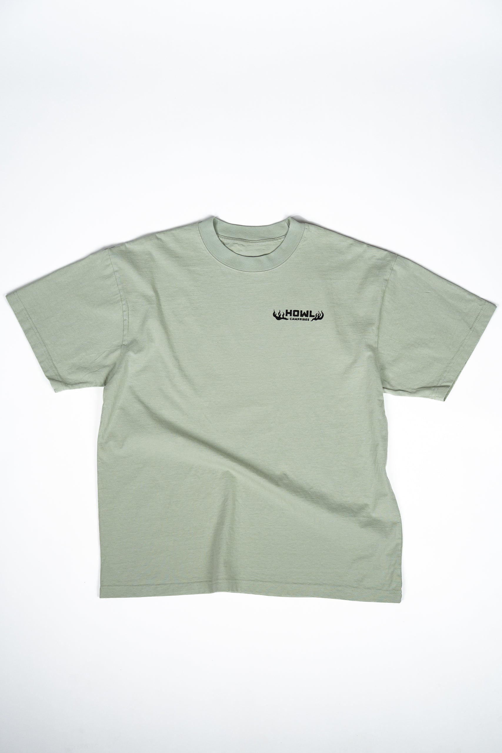 Skeleton Cowboys Heavyweight Tee - Sage