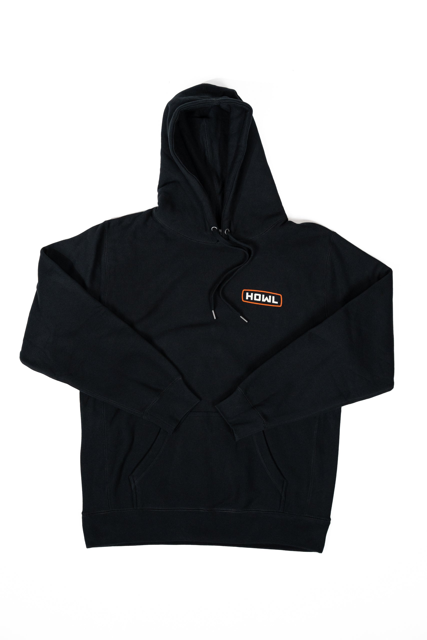 Heavyweight Black Howl Hoodie