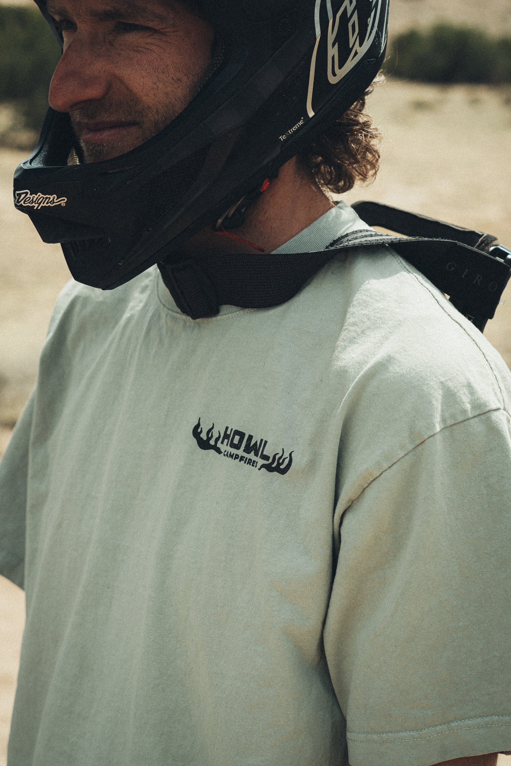 Skeleton Cowboys Heavyweight Tee - Sage