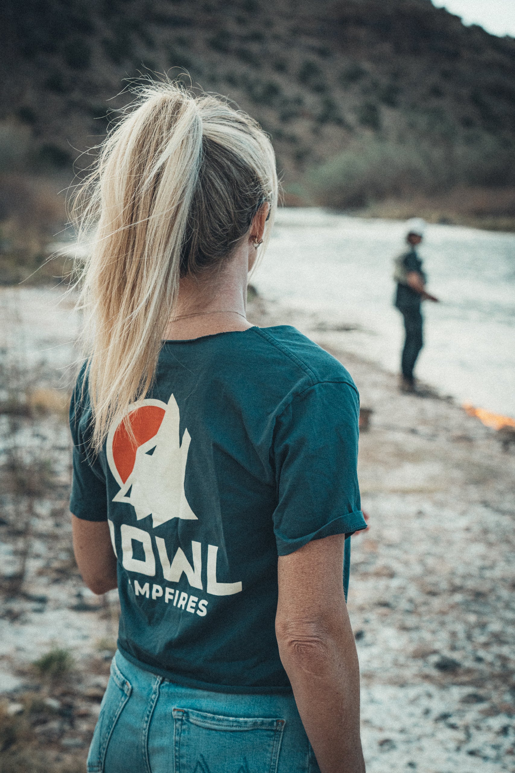 Coyote Blue Howl Logo Tee