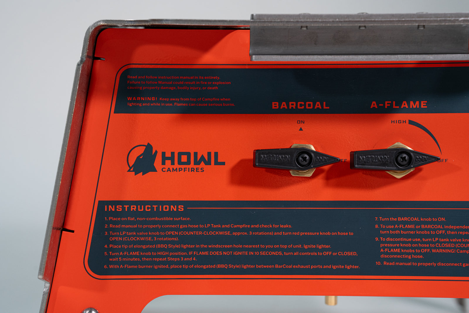 Portable Propane Fire Pit | Howl Campfires