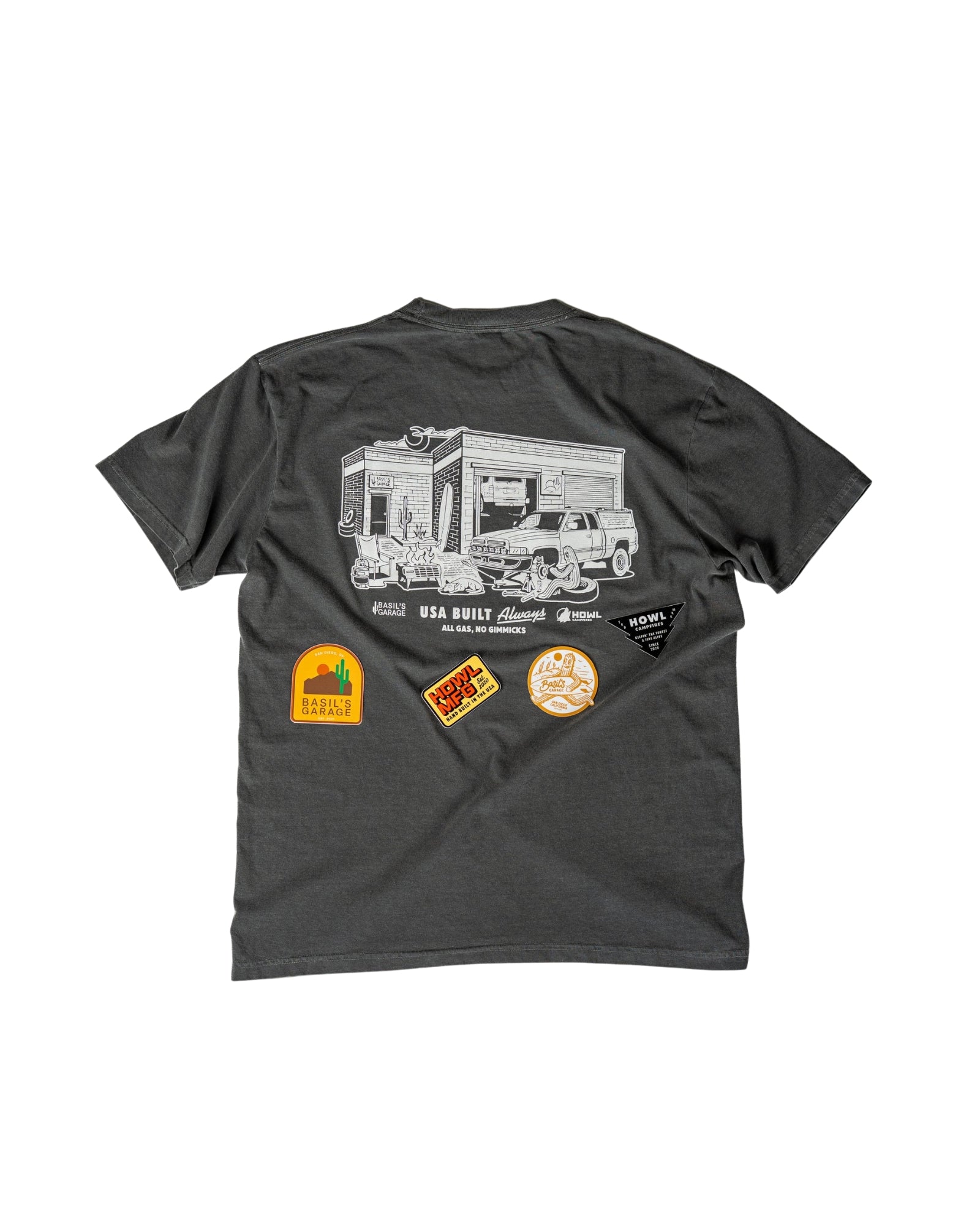 BasilxHOWL Shirt + Sticker Bundle